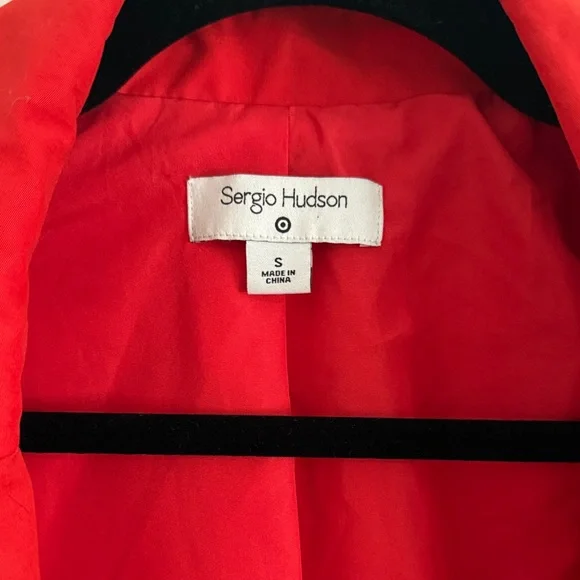 Red Trench Coat - Picture 2 of 6